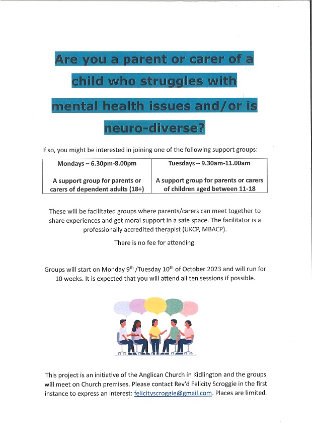 mental health flyer